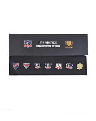 Set 7 Pins Colo Colo Centenario