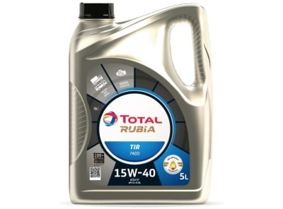 ACEITE DE MOTOR 15W40 TIR 7400 DIESEL SINTETICO 5LT. TOTAL1