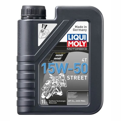 ACEITE MOTOCICLETA 4T 15W50 STREET LIQUI MOLY 1LT