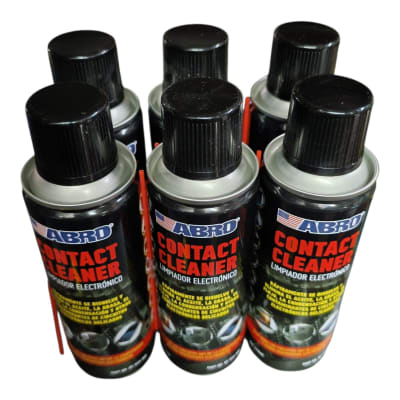 PACK 6 UNIDADES LIMPIA CONTACTO SPRAY ABRO 210 ML.