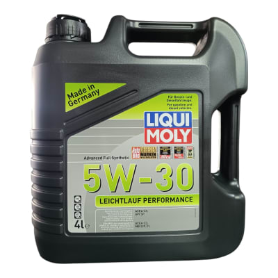 ACEITE DE MOTOR 5W30 LIQUI MOLY DIESEL Y BENCINERO 4 LTS LEICHTLAUF PERFORMANCE