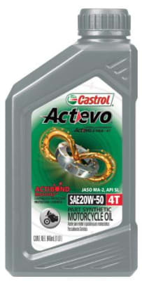 ACEITE PARA MOTOS 20W50 SINTETICO 1 LT. CASTROL1
