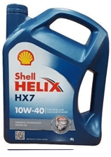 ACEITE DE MOTOR 10W40 HX7 EUROPEO SINTETICO 4 LT. SHELL
