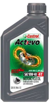 ACEITE PARA MOTOS 10W40 SINTENTICO 1 LT. CASTROL