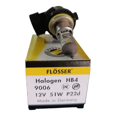 AMPOLLETA HALOGENA HB4 9006 FLOSSER 12V 51W BASE P22D