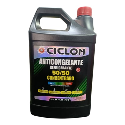 COOLANT GLICOL 50% CONCENTRADO ROJO NACIONAL 3,78 LT. CICLON1