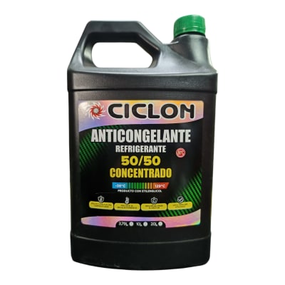 COOLANT GLICOL 50% VERDE NACIONAL 3,78 LT. CICLON