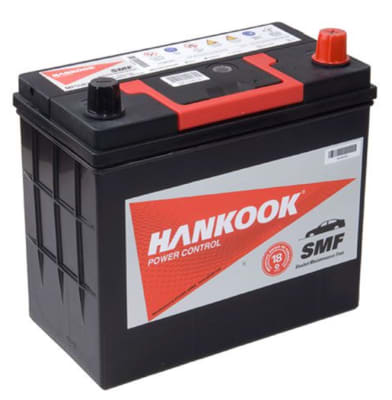 BATERIA DE AUTO 12V 45AH 430 CCA MF55B24L POSITIVO DERECHO HANKOOK1