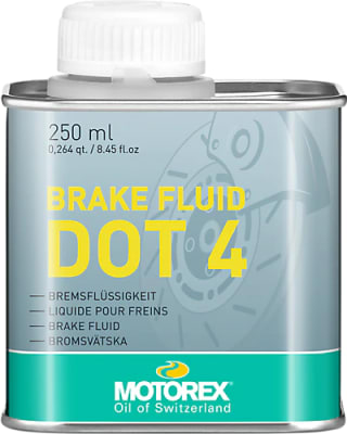 LIQUIDO FRENO DOT 4 250ML MOTOREX  BRAKE FLUID