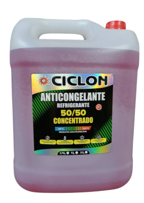 COOLANT CONCENTRADO 50/50 ROJO CICLON 10LTS1