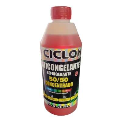 COOLANT CONCENTRADO 50% 50/50 ROJO CICLON 1LT