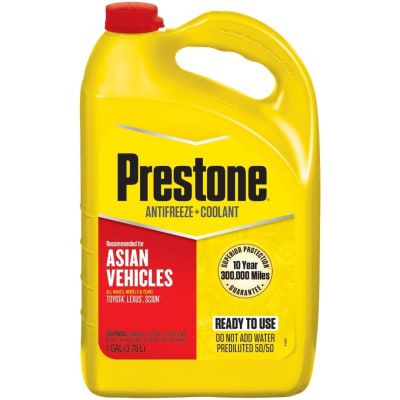 PRESTONE 50/50 ASIAN RED COOLANT ASIATICO ROJO GALON 3.78LTS