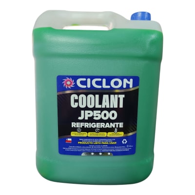 COOLANT REFRIGERANTE JP500 VERDE NACIONAL 10 LTS. CICLON1
