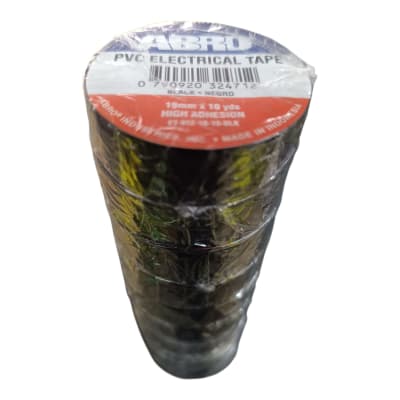 DISPLAY 10UNID CINTA HUINCHA AISLADORA 10 YARDAS ABRO1