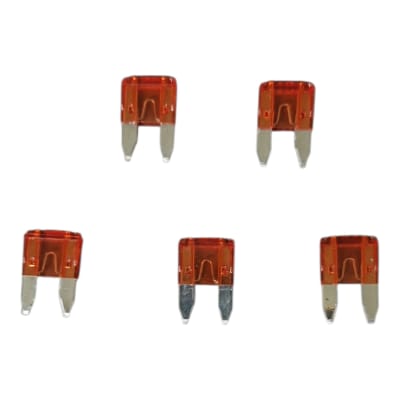 PACK 5 UNIDADES FUSIBLE 10 AMP ROJO MINI O PEQUEÑO 11X17 MM1