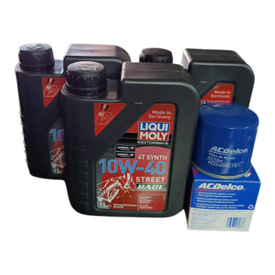 KIT MANTENCION ACEITE 10W40 Y FILTRO CF MOTO 400/450/650 NK MT SR GT1
