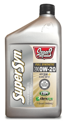 ACEITE DE MOTOR 0W20 SUPERSYN GASOLINA SINTETICO 946 ML. SUPER S1