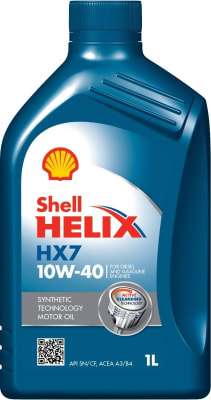ACEITE DE MOTOR 10W40 HX7 EUROPEO SINTETICO 1LT. SHELL