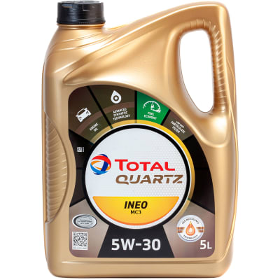 ACEITE DE MOTOR 5W30 MC3 DPF GASOLINA & DIESEL SINTETICO 5LT. TOTAL