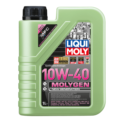 ACEITE DE MOTOR 10W40 MOLYGEN SINTETICO 1LT. LIQUI MOLY