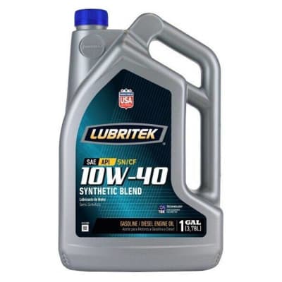 ACEITE DE MOTOR 10W40  SINTETICO 3,78 LT. LUBRITEK1