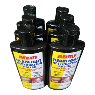 PACK 6 UNIDADES RESTAURADOR PULIDOR DE FOCOS FAROS LUCES OPTICOS ABRO1