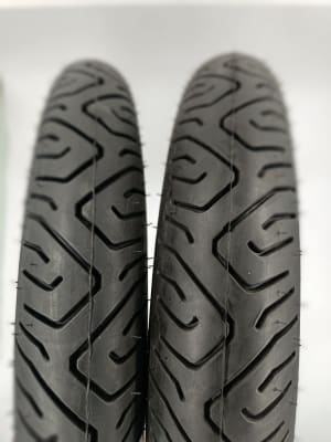 PACK 2 NEUMATICOS TECHNIC SPORT 90/90/18 Y 100/90-18 NO TUBULAR ARO 181