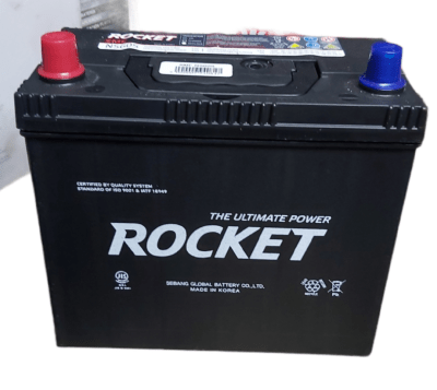 BATERIA DE AUTO 12V 45AH 430 CCA SMFNS60S POSITIVO IZQUIERDO ROCKET1