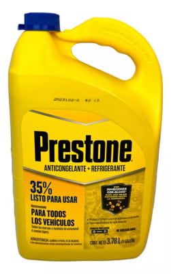 COOLANT GLICOL 35% VERDE/AMARILLO 3,78 LT. PRESTONE1