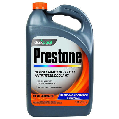 COOLANT GLICOL 50% ROJO NARANJO AMERICANO 3,78 LT. PRESTONE