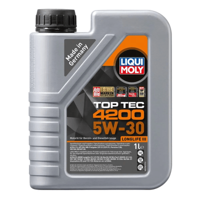 ACEITE MOTOR LIQUI MOLY 5W30 TOP TEC 4200 1 LITRO