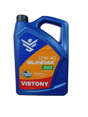 ACEITE MOTOR VISTONY 10W40 BLINDAX DUO API SL/CH-4 4LTS GASOLINA/DIESEL1