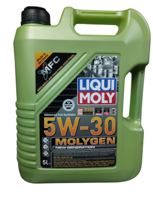 ACEITE DE MOTOR 5W30 MOLYGEN SINTETICO 5LTS. LIQUI MOLY
