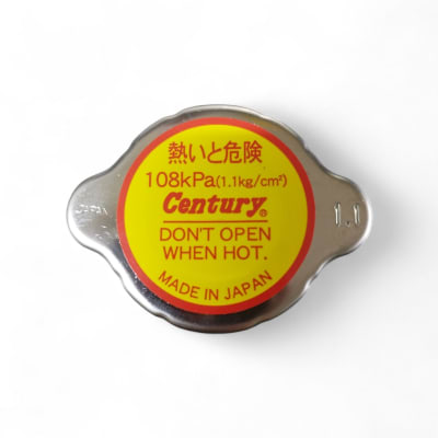 TAPA DE RADIADOR METALICA JAPON (1.1) CENTURY DIAMETRO GOMA1