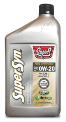 ACEITE DE MOTOR 0W20 SUPERSYN GASOLINA SINTETICO 946 ML. SUPER S