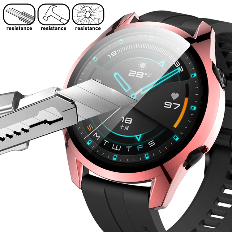 Funda protectora para Huawei Reloj GT 2 46 mm/42mm Accesorios de la Plena  Cobertura de Parachoques de Pantalla Templado Protector de gt2 46 mm 42 mm  de la Cubierta descuento / Dispositivos