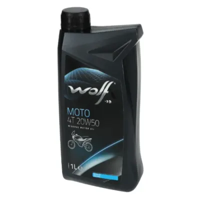Aceite para Moto Wolf Performance 20W50 Mineral 1L 4T API SG1