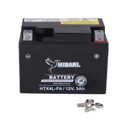 Batería Activada Hibari YTX4L-BS / HTX4L-FA 12V 4Ah1
