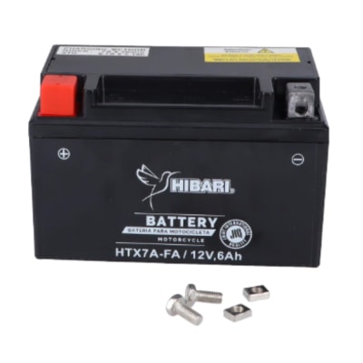 Batería Activada Hibari YTX7A-BS / HTX7A-FA 12V 7Ah1