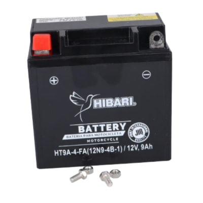Batería Activada Hibari 12N9-BS / HT9A-4-FA 12V 9Ah1