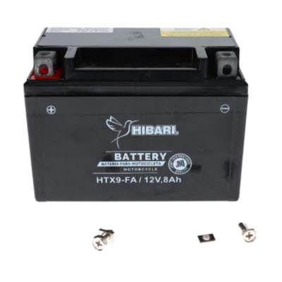 Batería Activada Hibari YTX9-BS / HTX9-FA 12V 8Ah1