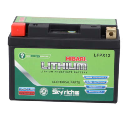 Batería de Litio Hibari LFPX12 YTZ10S / YTX12-BS / YTX12A-BS 12V Alto Desempeño1