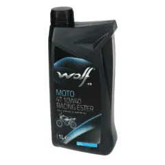 Aceite para Moto Wolf Racing Ester 10W40 Sintético 1L 4T
