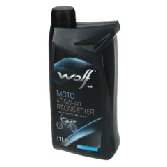 Aceite para Moto Wolf Racing Ester 5W40 Sintético 1L 4T