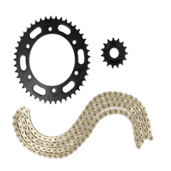 Kit de Transmisión NPC Hyper Series Yamaha FZ25 15T 45T Cadena 428H 132 Eslabones
