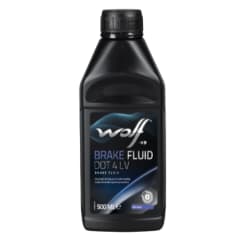 Líquido de Frenos Wolf Brake Fluid DOT 4 Baja Viscosidad 500 ml