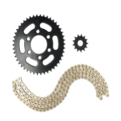 Kit de Transmisión NPC Benelli TNT180S 13T 46T Cadena 428H Dorada 126L