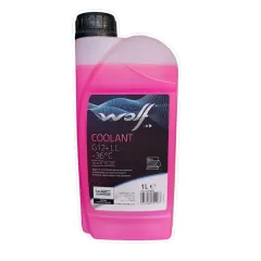 Refrigerante Wolf Coolant G12 OAT 50/50 Listo para Usar Rosado 1 Litro