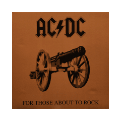 Ac/dc for Those About To Rock (we Salute You) Vinilo