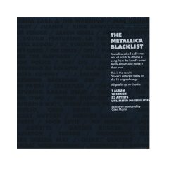 Metallica Blacklist CD